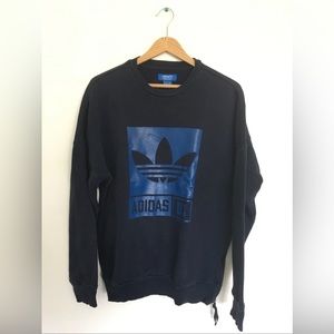 adidas Relaxed Fit Long Sleeve Sweatshirt Men’s (S)